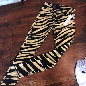 Hudson animal print jeans